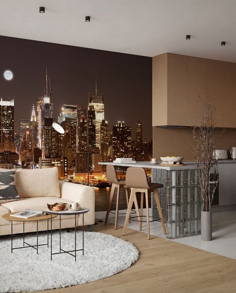 Tapet Malul mării din New York, Fototapet orașe și țări, u57923 : Uwalls.ro