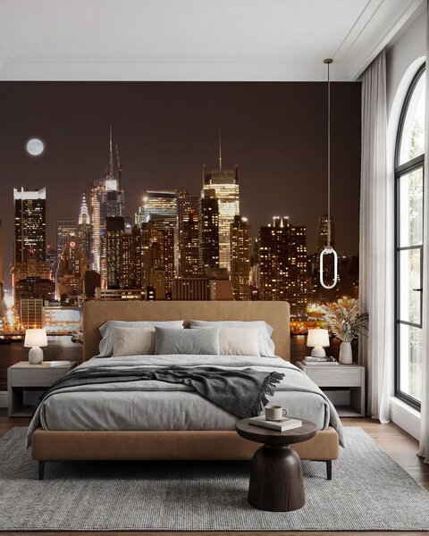 Tapet Malul mării din New York, Fototapet orașe și țări, u57923 : Uwalls.ro