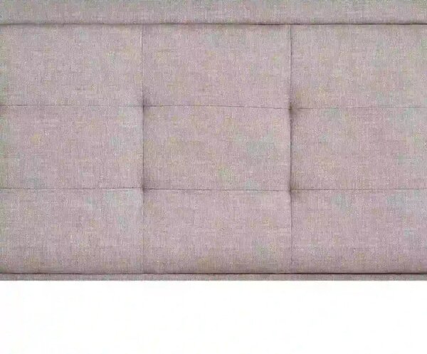 Pat Evora 160x200, stofa clasica bej, cu somiera si spatiu depozitare