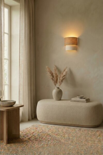 Brilagi - Aplica LED de perete BOHO ECO, 1xE27/10W/230V, bej/crem