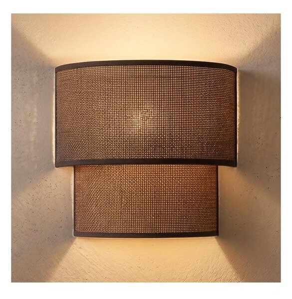 Brilagi - Aplica LED de perete BOHO ECO 1xE27/10W/230V maro
