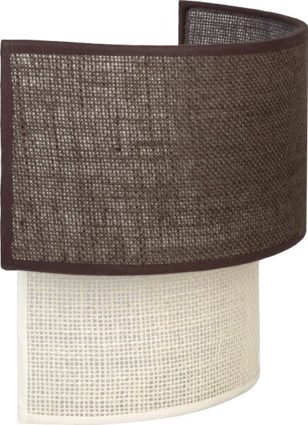 Brilagi - Aplica de perete LED BOHO ECO 1xE27/10W/230V maro/crem