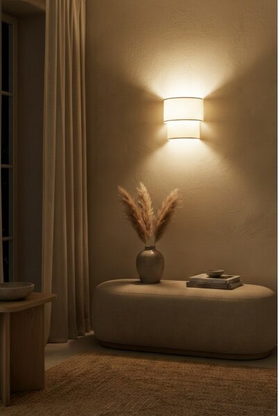 Brilagi - Aplică LED de perete BOHO ECO, 1xE27/10W/230V, crem