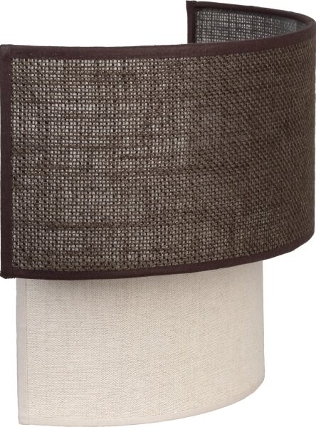 Brilagi - Aplica LED de perete BOHO ECO 1xE27/10W/230V maro/crem