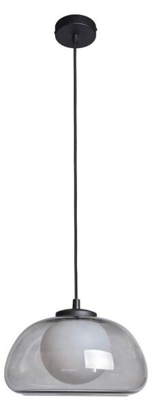 ITALUX PND-54637-1-BK-SG - Lustră suspendată pe cablu AINALE 1xG9/7W/230V negru/negru fumuriu