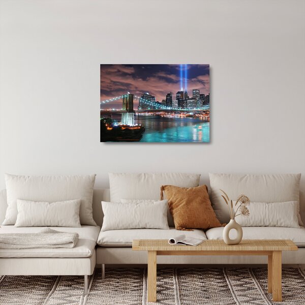 Tablou pe sticlă - New York, Manhattan (70x50 cm)