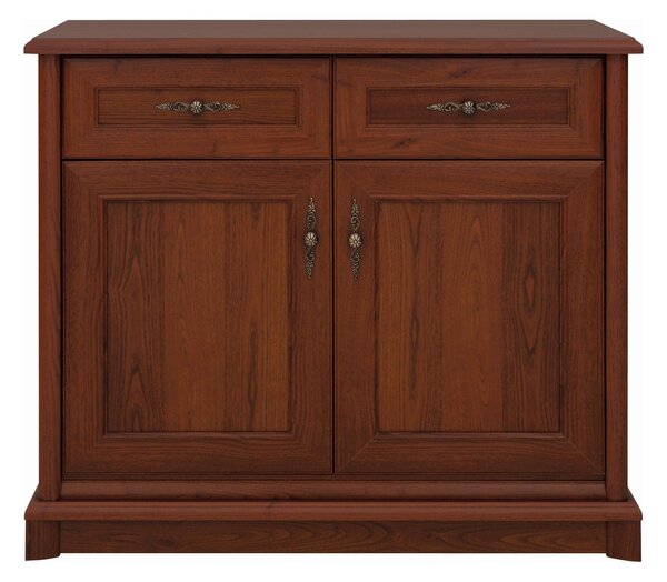 Comoda clasica living KENT EKOM2D2S, castan, PAL, 101x45x91 cm
