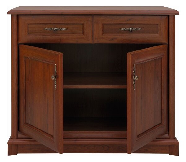 Comoda clasica living KENT EKOM2D2S, castan, PAL, 101x45x91 cm