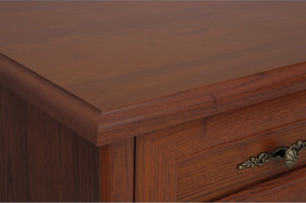 Comoda clasica living KENT EKOM2D2S, castan, PAL, 101x45x91 cm
