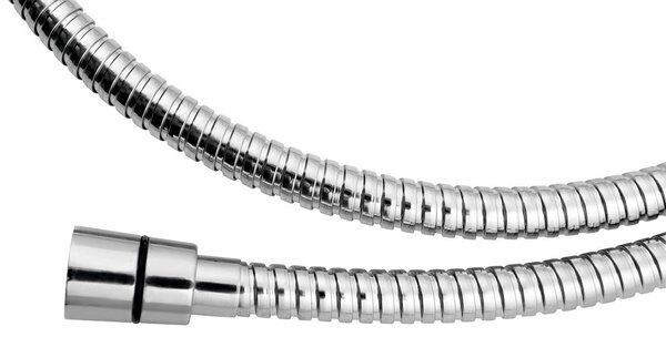 Sapho Sapho, Furtun la robinet pe marginea căzii F1/2'- M3/8', 175 cm, crom, FLE16