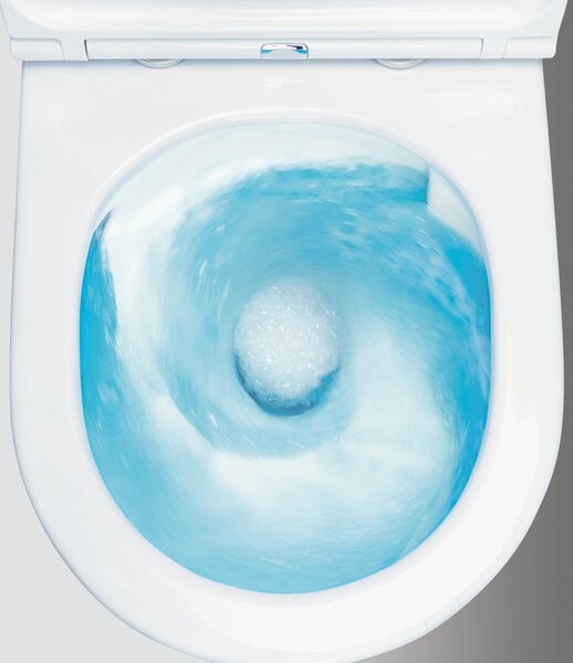 Deante Jaśmin wc compact cu capac cu spălare turbionară alb CDJD6RPS