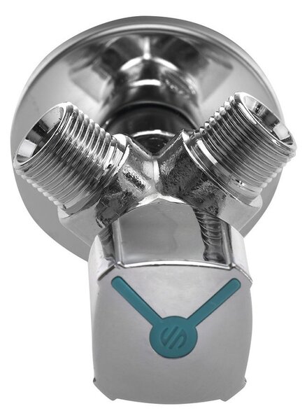 Arco Sapho, Robinet de colt combinat A-80 1/2"x1/2"x1/2" cu doua scurgeri, anticalcar