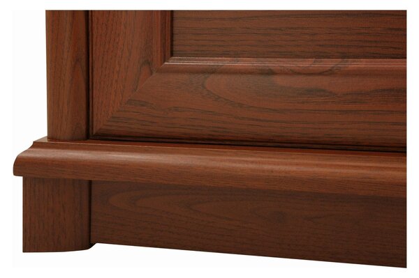 Cadru pat 160x200 KENT, castan, PAL/metal