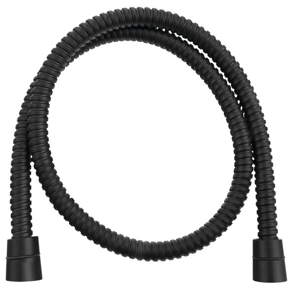 Sapho Sapho, POWERFLEX Furtun de dus, 120 cm, mat negru, FLEX120B