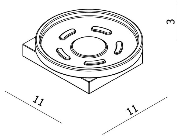 Sapho Sapho, sapuniera QUINNY, crom, QE512