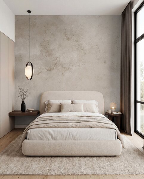 Tapet Perete din beton bej, Fototapet Textură, u97236 : Uwalls.ro