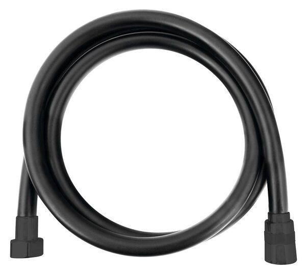 Sapho Sapho, furtun de duș din plastic SOFTLEX, neted, 200 cm, negru, 1208-27