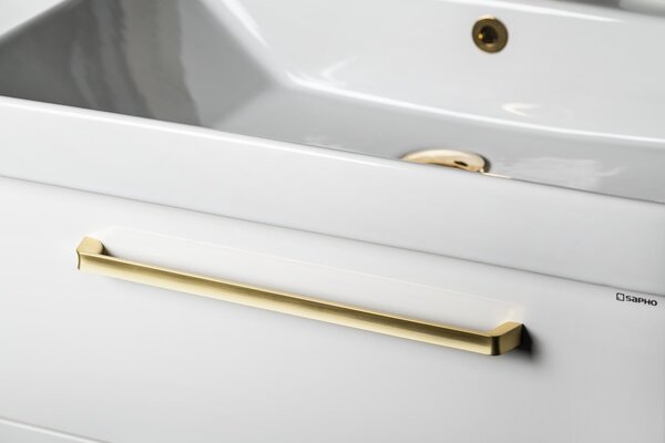 Sapho Sapho, maner pentru mobila, pas 320mm, auriu mat, DM360