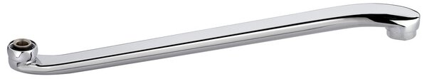 Aqualine Sapho, Brat duza pentru robinet, 320 mm, ridicat plat, crom
