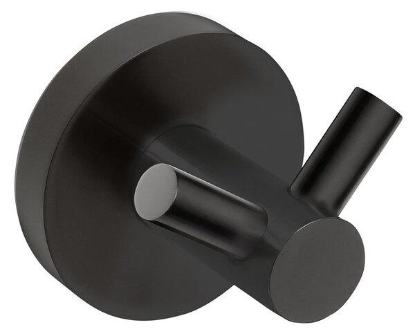 Sapho Sapho, cârlig dublu X-ROUND BLACK, negru, XR202B
