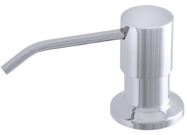 Gamma Simplu, dozator de detergent pentru chiuveta de bucatarie 400ml, crom lucios, GMA-DOZ-CH