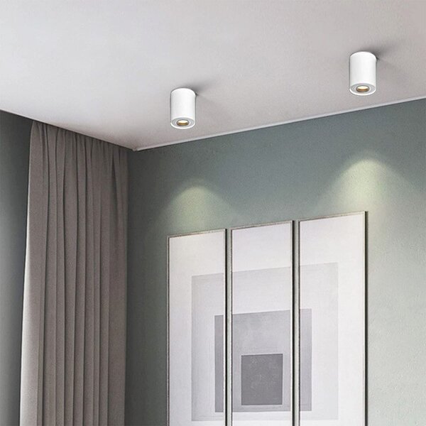 Toolight Toollight, lampă spot de tavan-perete 1xGU10 322117A, alb, OSW-08801