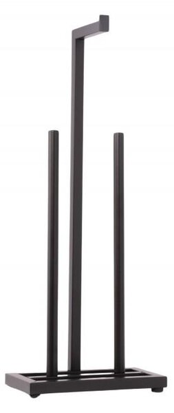 Erga Pap2, dozator de hârtie igienică pentru picioare 60 cm (8 role), negru mat, ERG-YKA-P.PAP2-BLK