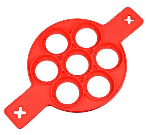 Set 2 x forma din silicon pentru clatite si oua