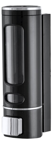 Gamma Gamma, dozator de săpun montat pe perete 400 ml, negru, GMA-DOZS-BK