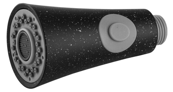 Gamma Lux, gura de scurgere pentru chiuvetă cu 2 funcții, 1/2", cu pete negre, GMA-SLU-LUX-BP
