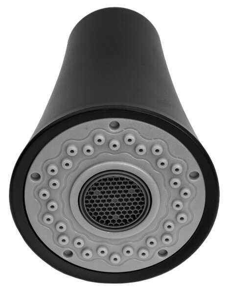 Gamma Lux, gura chiuveta cu 2 functii, 1/2", negru, GMA-SLU-LUX-BK