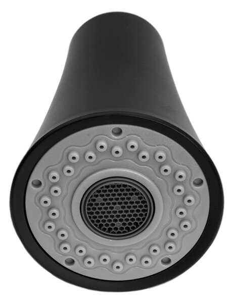 Gamma Lux, gura chiuveta cu 2 functii, 1/2", negru, GMA-SLU-LUX-BK