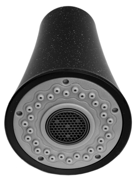 Gamma Lux, gura de scurgere pentru chiuvetă cu 2 funcții, 1/2", cu pete negre, GMA-SLU-LUX-BP