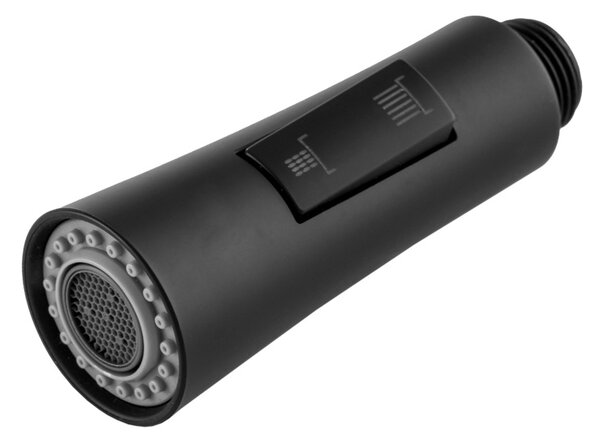 Gamma Nexo, gura chiuveta cu 2 functii, 1/2", negru, GMA-SLU-NEXO-BK