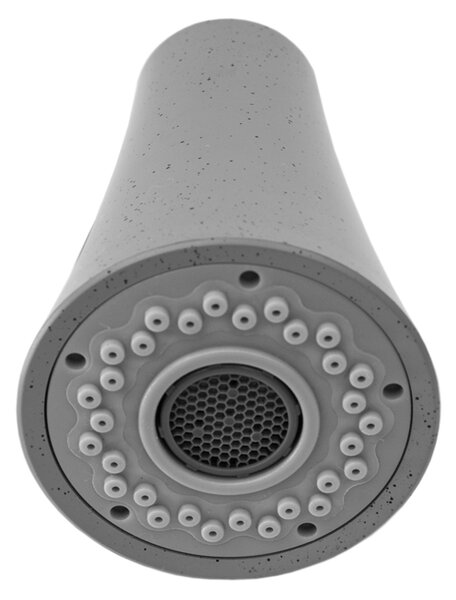 Gamma Lux, gura de scurgere pentru chiuvetă cu 2 funcții, 1/2", pete gri, GMA-SLU-LUX-G