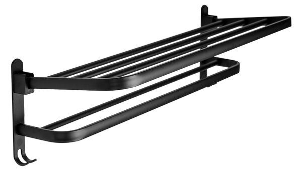 Gamma Gamma, suport pentru prosoape 59 cm, negru mat, GMA-UWS-BK