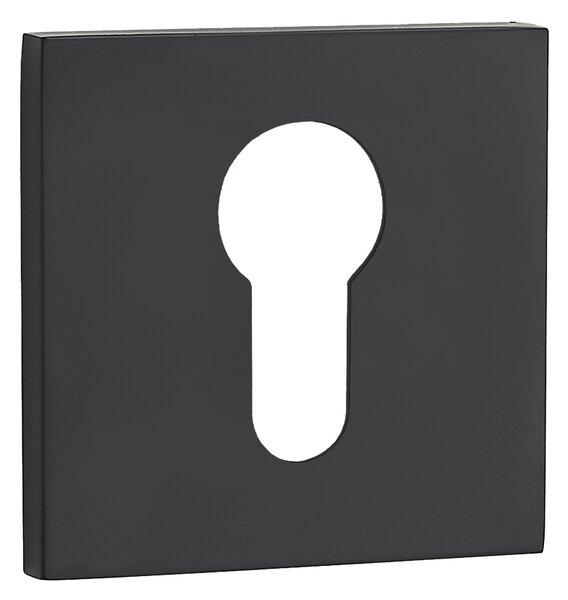Kuchinox Kuchinox, rozetă mâner cu orificiu pentru inserția cilindrului, negru mat, LAV-LK6_902A