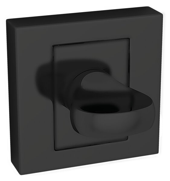 Kuchinox Kuchinox, rozeta cu maner pentru blocarea toaletei, negru mat, LAV-LK5_903A