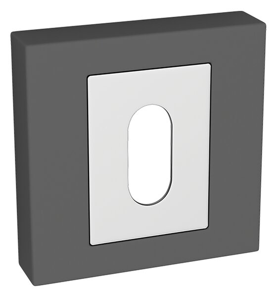 Kuchinox Kuchinox, rozeta maner pentru cheie interioara, grafit-crom, LAV-LK5_501A