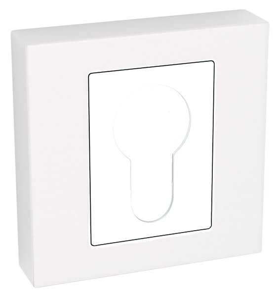 Kuchinox Kuchinox, rozetă mâner cu orificiu pentru inserția cilindrului, crom satinat, LAV-LK5_102A
