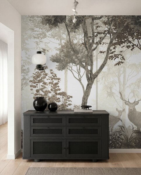 Tapet Pădure magică, Fototapet pădure, Fototapet Tropics, u72134d1 : Uwalls.ro