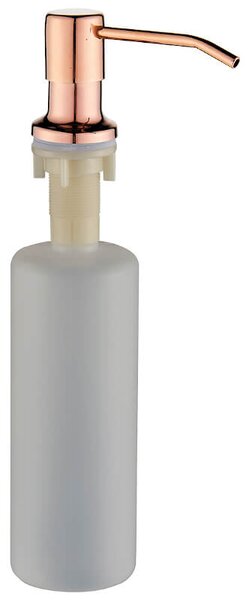Laveo Drop, dozator de detergent de bucatarie 500ml, aur roz, LAV-OKD_831T