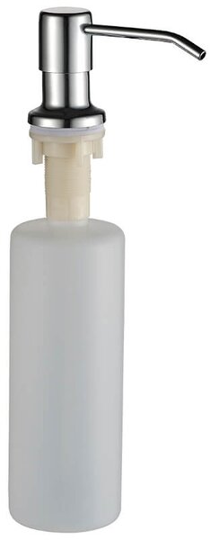 Laveo Drop, dozator de detergent de bucatarie 500 ml, crom, LAV-OKD_031T