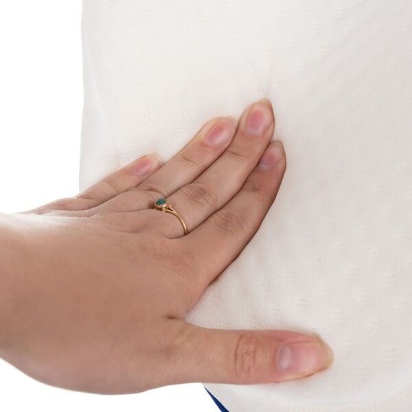 Perna ortopedica genunchi si picioare memory foam cu ventilatie, husa