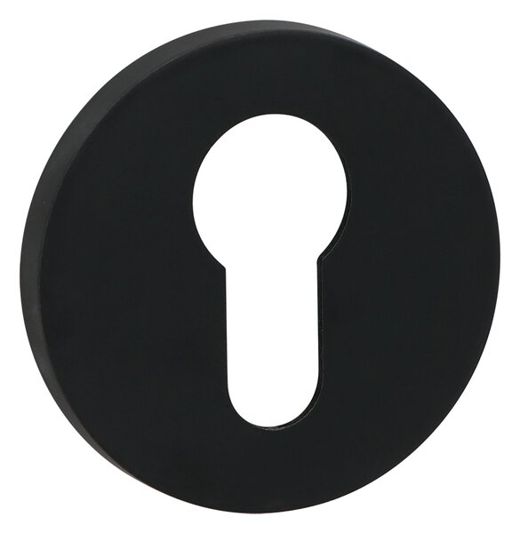 Kuchinox Kuchinox, rozetă mâner cu orificiu pentru inserție cilindrică, negru mat, LAV-LO4_902A
