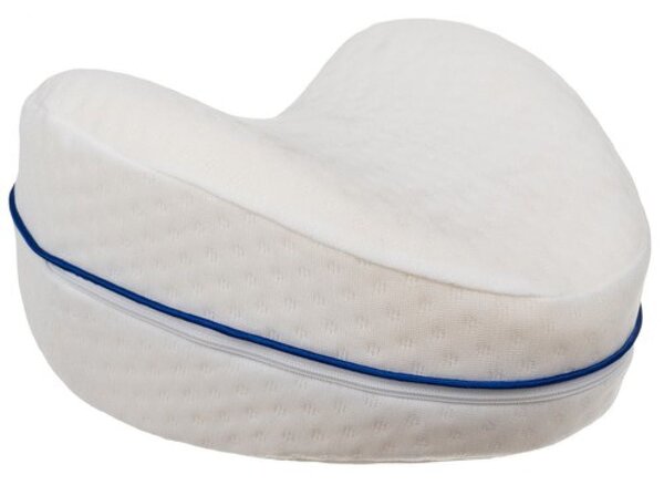 Perna ortopedica genunchi si picioare memory foam cu ventilatie, husa