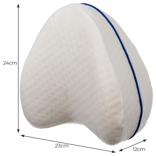 Perna ortopedica genunchi si picioare memory foam cu ventilatie, husa