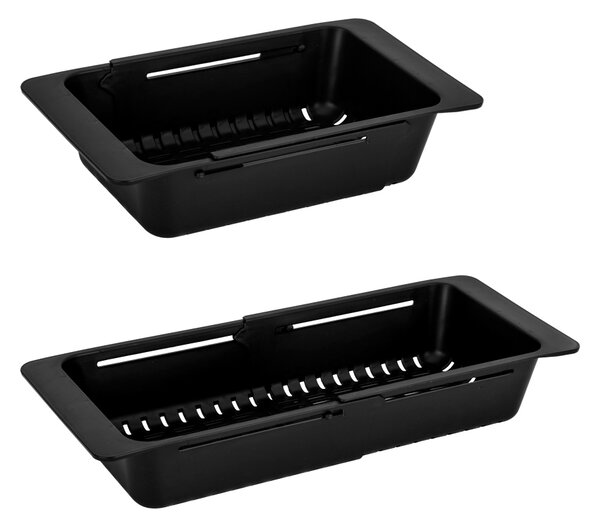 Gamma Coș telescopic pentru chiuvetă Gamma, negru mat, GMA-KOP-BK