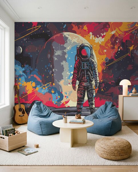 Tapet Astronaut, Fototapet Spaţiu, w08201 : Uwalls.ro