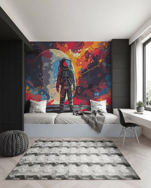 Tapet Astronaut, Fototapet Spaţiu, w08201 : Uwalls.ro